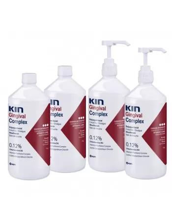 KIN GINGIVAL COMPLEX ENJUAGUE 1L x 4