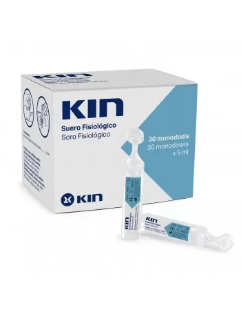 KIN SINGLE-DOSE PHYSIOLOGICAL SERUM 30 DOSIS x 5 ml