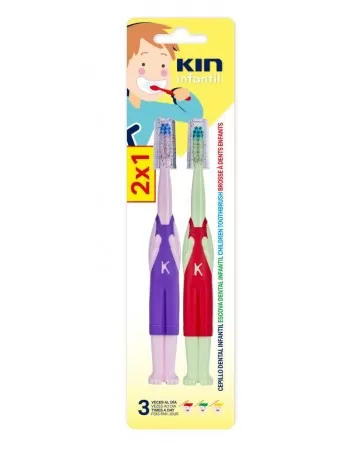 CEPILLO KIN INFANTIL 2 x 1