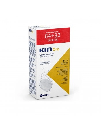 KIN ORO TABLETAS LIMPIADORAS 64+32