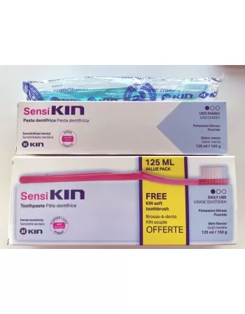 SENSIKIN PASTA 125 ML + CEP KIN SUAVE